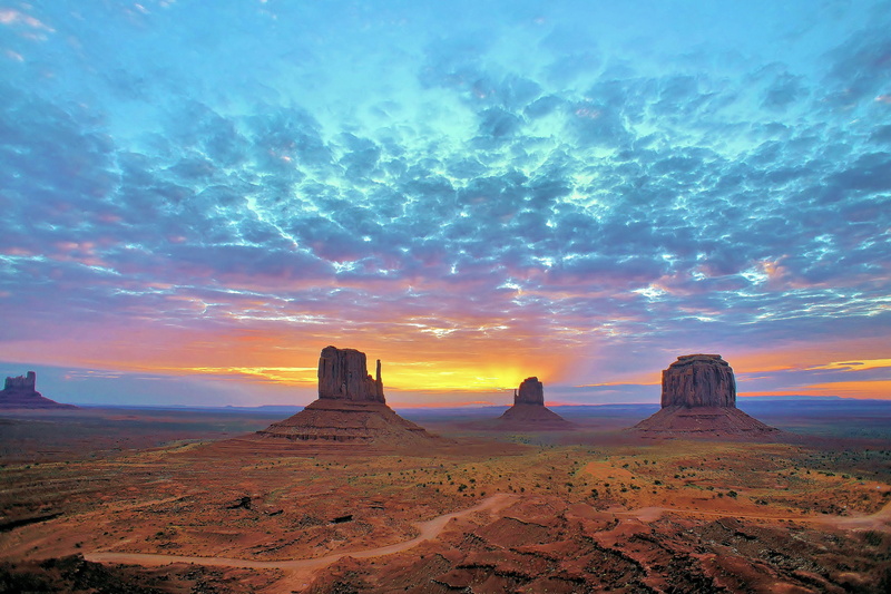 Navajo, park, reserve, dawn, Utah, monument, monument valley, AZ, 1080P, valley, national