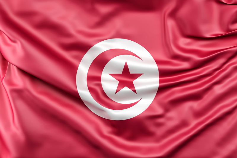 rippled, ensign, white, shiny, indoors, tunisian flag, backgrounds, africa, red, no people, flag of tunisia, satin, textile, studio shot, flag, crumpled