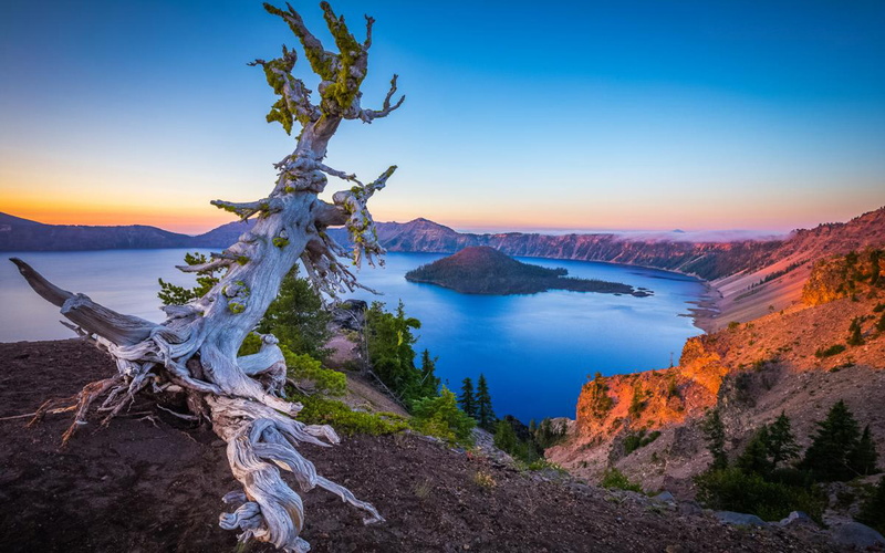  park, lake, hd, oregon, crater, usa, desktop, national, 1080P