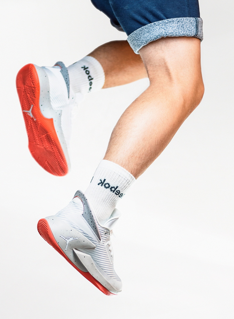 one Person, product, run, people, hypebeast, close-up, white, sports Clothing, caucasian Ethnicity, 4K, exercising, action, sports Shoe, jordan, males
