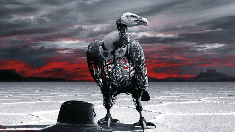westworld, sky, beauty in nature, animal wildlife, 2K, bird, sea, outdoors, animal body part, vertebrate, one animal, nature, animals in the wild, poster
