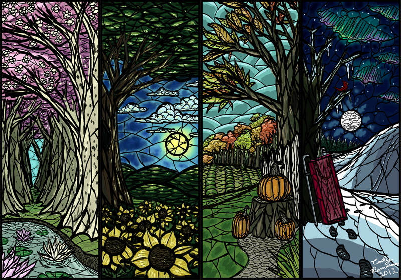 art, x, airbrushed, nature, paintings, hd, digital, multicolor, Abstract, seasons, 8K