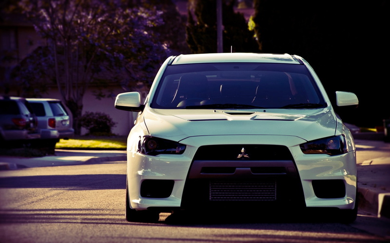 season, mitsubishi, seasons, warm, Streets, evolution, art, x, nature, cars, hd, lancer, summer, 1080P