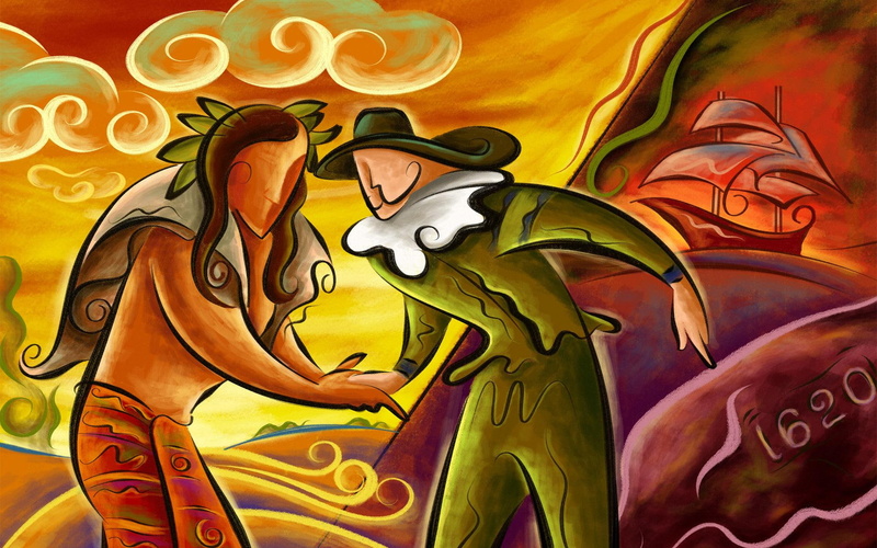 3d and abstract, 1080P, autumn, holiday, thanksgiving, november, artwork