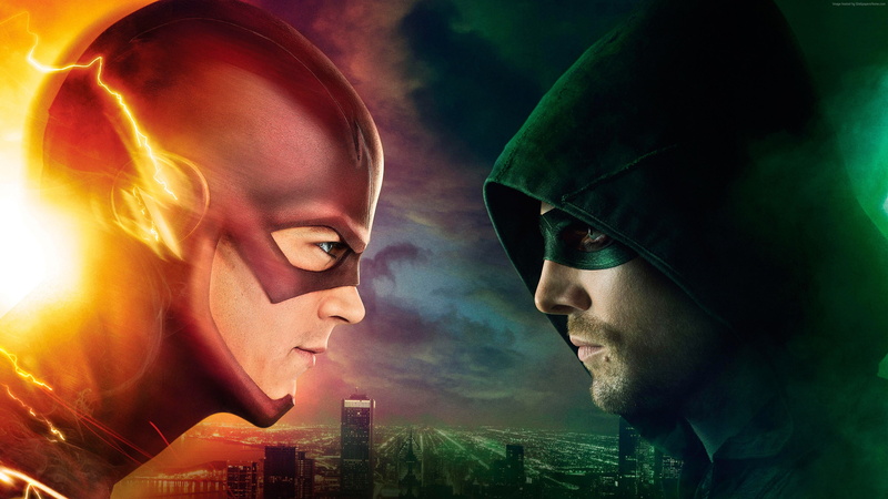 Stephen Amell, 4K, 4 season, Best TV Series of 2016, The Flash, Arrow