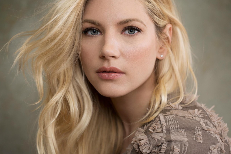 blue eyes, 720P, Katheryn Winnick, blonde, actress, looking at viewer