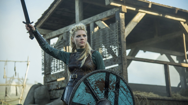 Lagertha (Vikings), Vikings, Shield, TV Show, 1080P, Vikings (TV Show), Katheryn Winnick