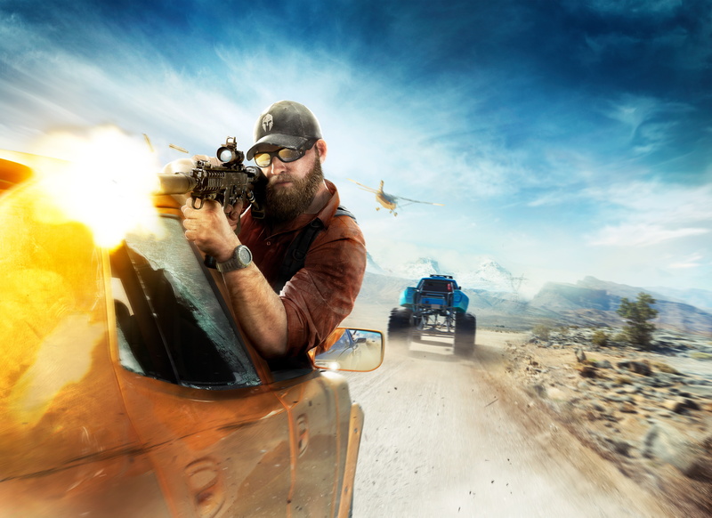 Tom Clancys, 8K, wearing, sniper, man, holding, rifle, 8K, Ghost Recon Wildlands, Narco Road, 4K, DLC, assault, brown, shirt