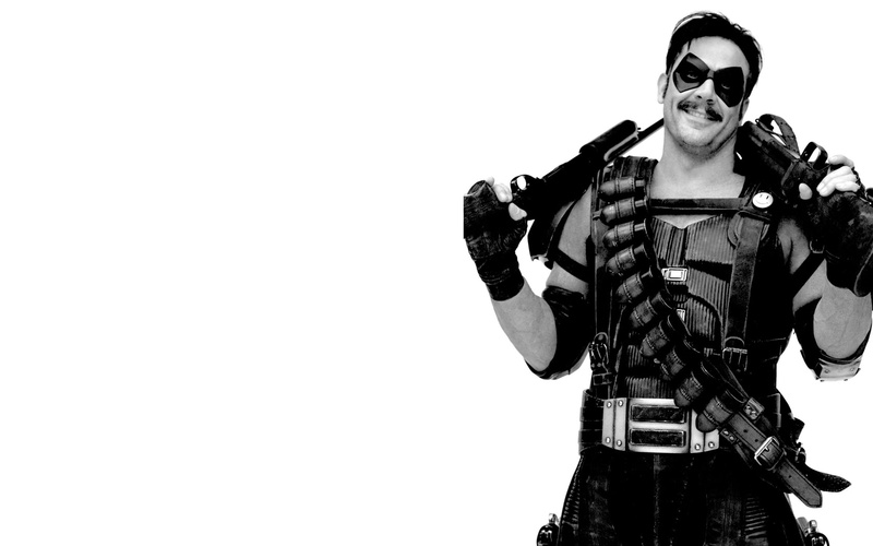 background, white, jeffrey, grayscale, 720P, comedian, simple, monochrome, Guns, backgrou, Watchmen, art, dean, morgan, hd