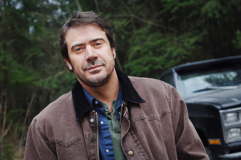 road trip, tree, headshot, Jeffrey dean morgan, young adult, Actor, men, facial hair, 1080P, front view, Man, forest, focus on foreground, one person
