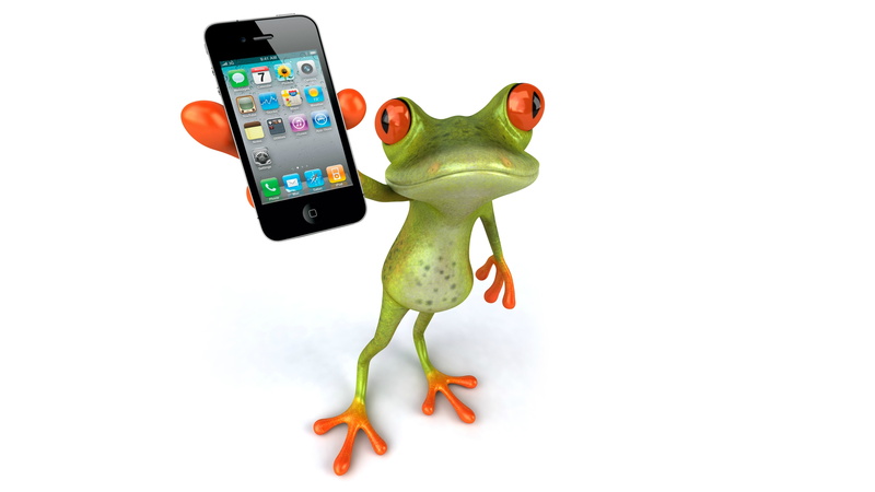 red, representation, connection, cartoon, eyed, illustration, cut out, consumerism, Free frog 3d, communication, holding, mobile Phone, isolated On White