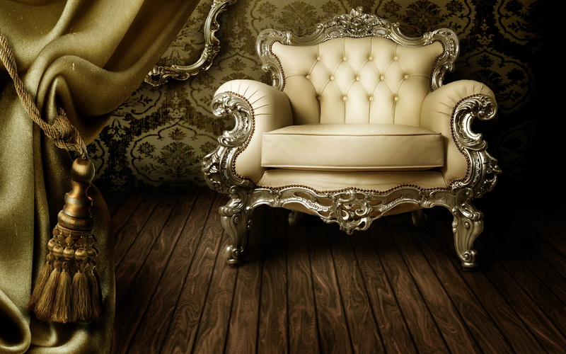 jewelry, wood - Material, upholstered, creativity, elegance, design, no People, gold Colored, decoration, old, tufted, style, baroque Style, brown, luxury