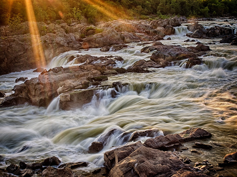 MD, nature, sunset, rock - Object, gorge, maryland, washington DC, day, sun  sun, olympus OMD EM1, continuously, Olmstead, sun rays, The Mighty, freshness