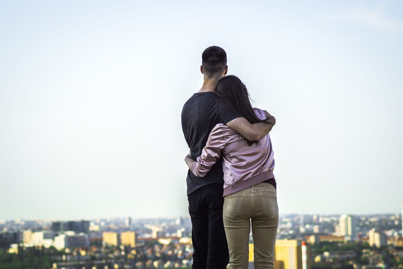 positive emotion, trust, town, cityscape, 5K, couple, built structure, boy, krhanická 719/25, city, two people, man, heterosexual couple, couple - relationship