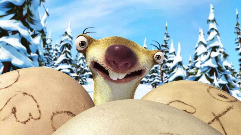 mammal, Ice Age, wildlife, age, nature, sloth, focus on foreground, fun, blue, one animal, animal, outdoors, animal themes, yellow, portrait, 2K, animal body part