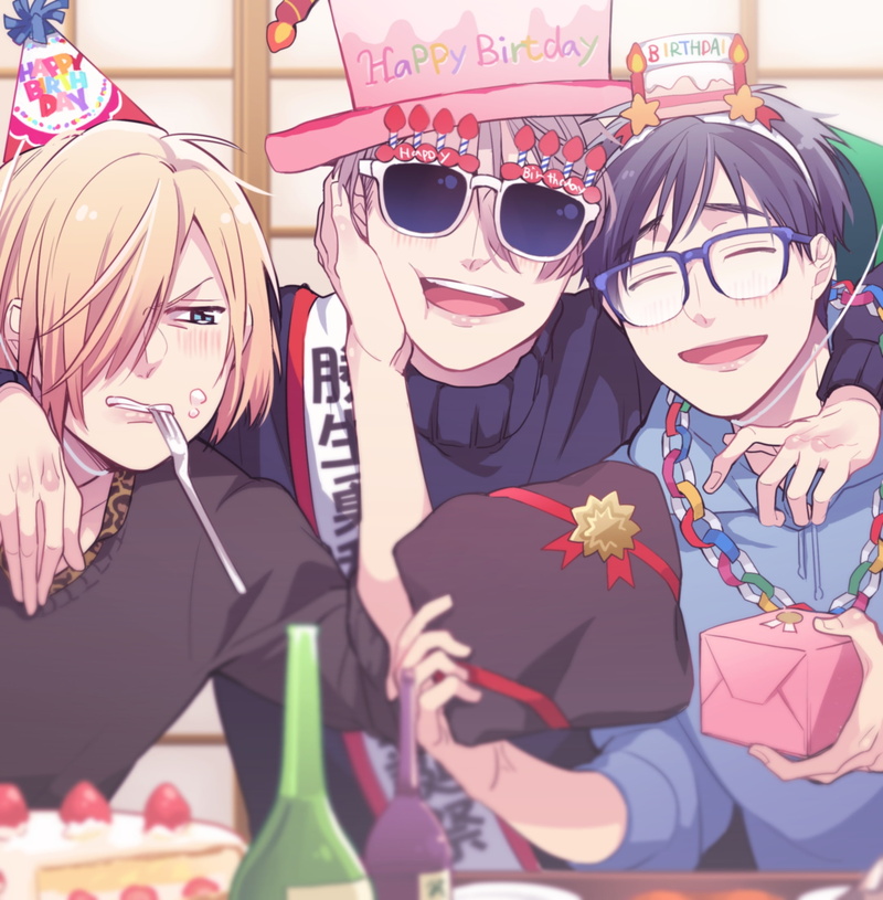 Anime, friends, disguise, halloween, mask, sunglasses, indoors, real people, glasses, people, human representation, fashion, celebration, event, 1080P