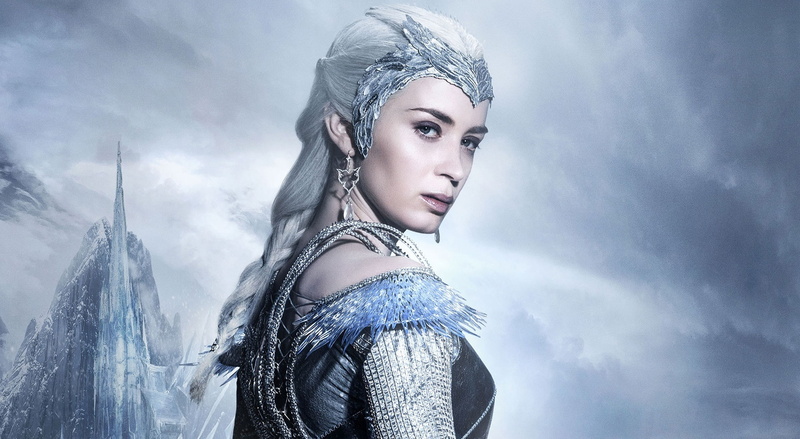 one person, the huntsman winters war, beautiful people, snow, beautiful woman, hairstyle, ice queen, digital composite, females, portrait, war, 1080P