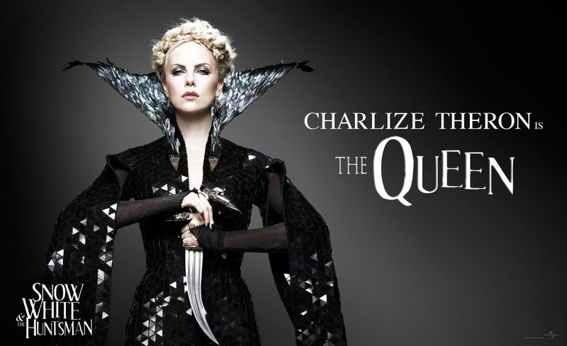 huntsman, portrait, Queen, Snow White and the Huntsman, Fantasy, luxury, adult, young women, fashion model, females, snow, Movies, Adventure, black color