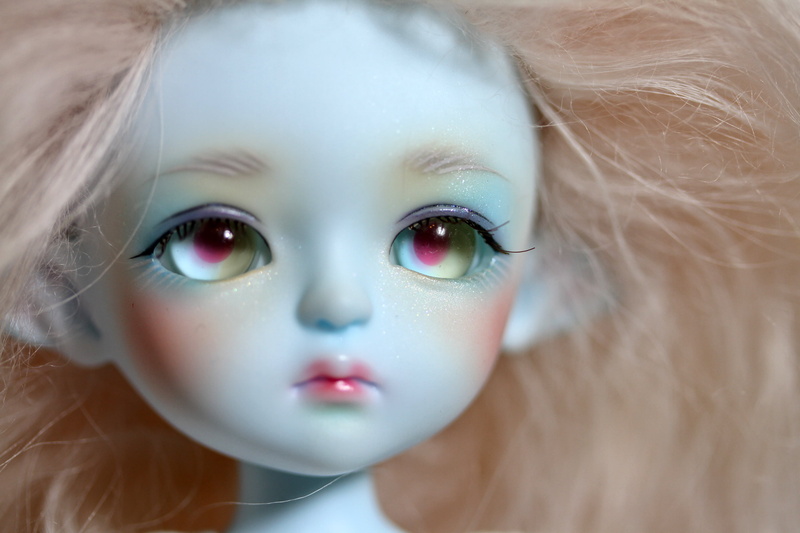 Snow  Queen, Blue, Yellow, human Face, Snow Queen, Wig, 2K, SQ, cute, SnowQueen, L.E., hair color, Limited  Edition, Lati, blond Hair, Tiny, color, peached