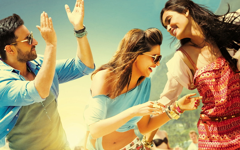 movie, women, casual clothing, 2012, sunglasses, glasses, real people, young adult, young men, Bollywood Movies, shirt, 2K, look, fashion, smiling, group of people