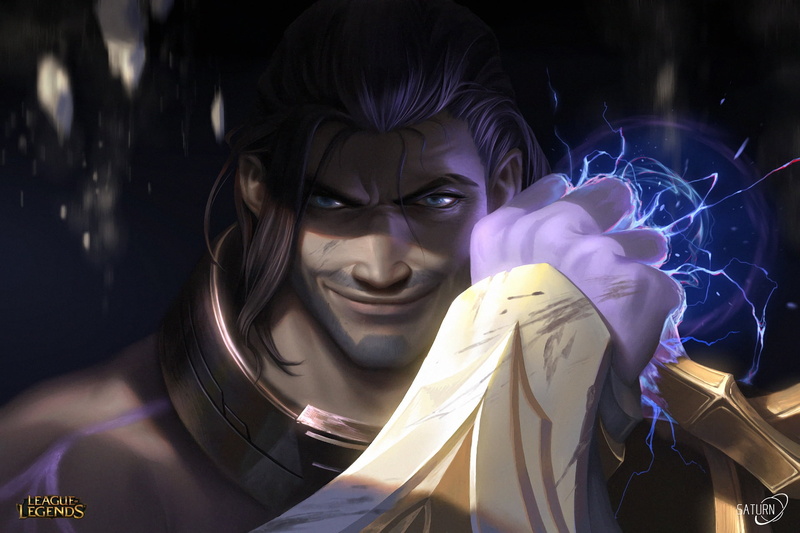 League of Legends, fantasy art, game, digital art, Sylas, magic, warrior, fantasy, man, artwork, 1080P