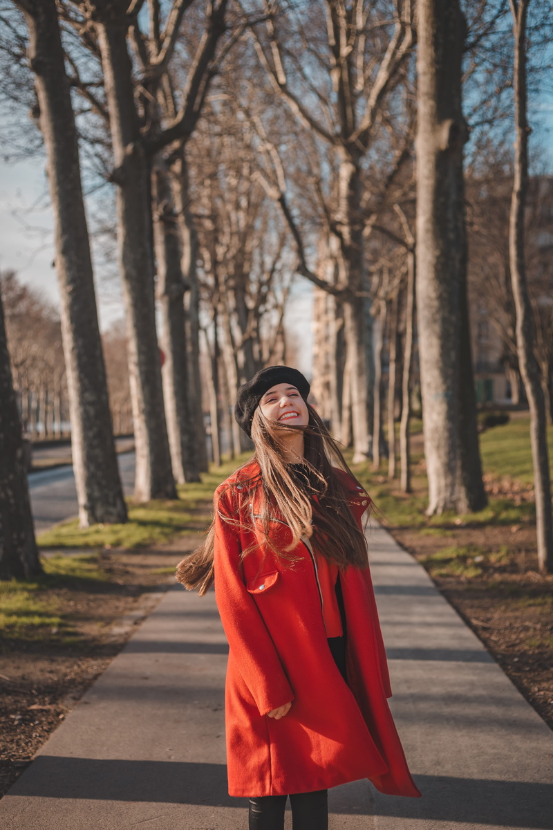beautiful woman, smiling, lifestyles, beautiful, s, trees, lady, one person, landscape, dress, daylight, hair, human, standing, skin, girl, person, sky