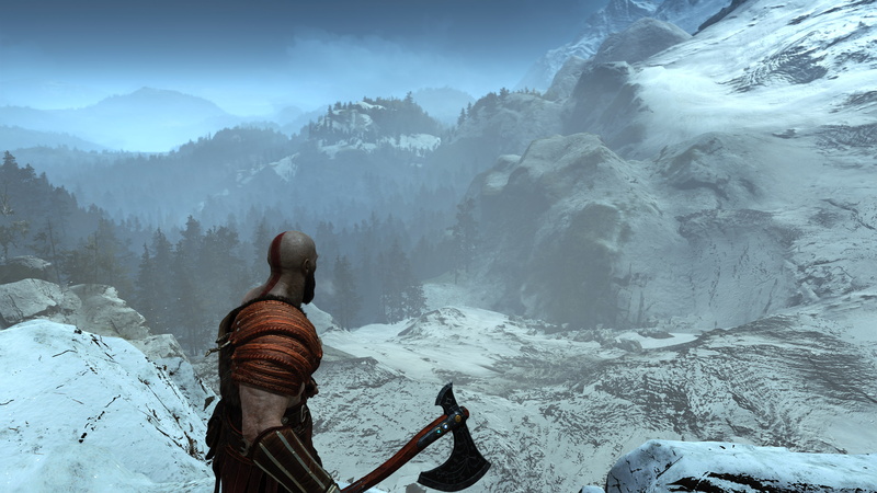 4K, God of War, rear view, real people, snow, leisure activity, hiking, men, warm clothing, mountain range, adventure, Kratos, freedom, sport, outdoors