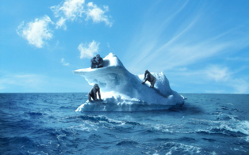 wave, white, cold temperature, no People, iceberg - Ice Formation, 1080P, horizon over water, glacier, whale, cloud - Sky, northern Alaska, outdoors, snow