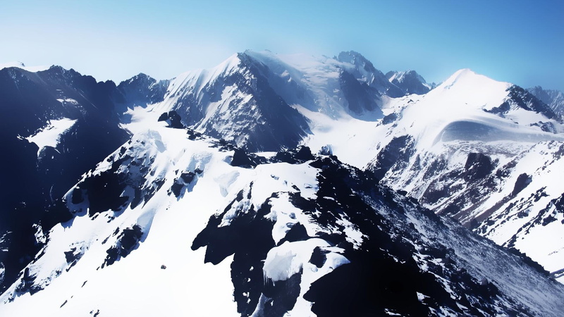 extreme weather, tranquil scene, sky, no people, tranquility, mountain peak, mountain, cold temperature, cap, snowcapped mountain, mountain range, landscape