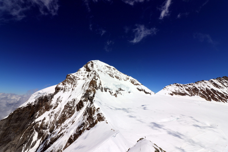snow capped mountain, landscape, blue sky, pinnacle, winter landscape, sport, mountain, mountain peak, hike, scenics - nature, alpine, snowcapped mountain