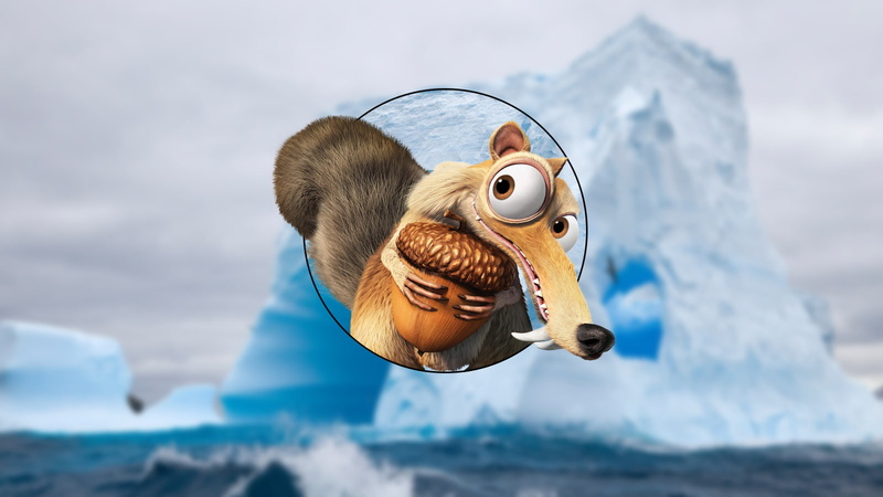 Circle, Shapes, Scrat (Ice Age), Ice Age, 720P