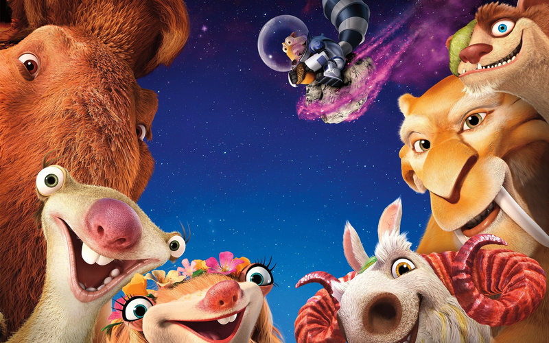 sid, 2K, animation, ice age collision course, Movies, diego, shangri llama