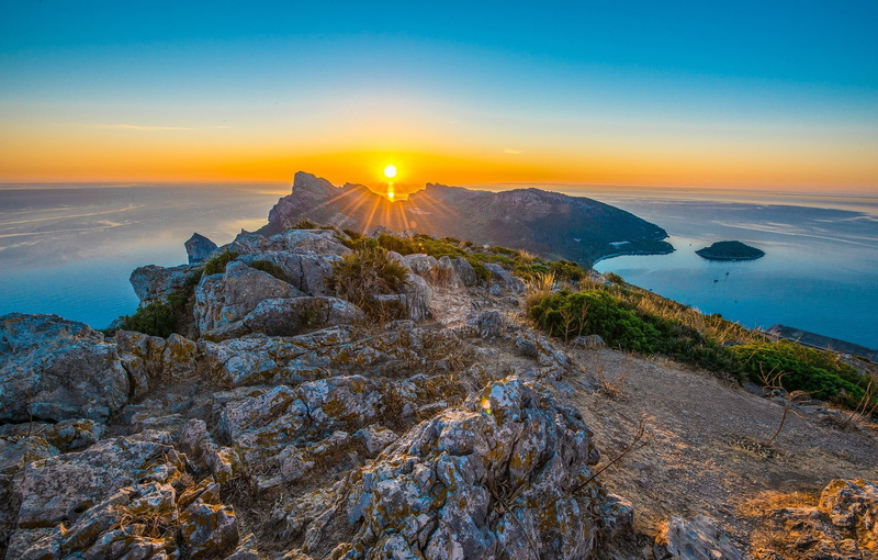 scenics - nature, rock - object, 1080P, The Mediterranean sea, Mediterranean Sea, solid, Cape Formentor, rock, Majorca, rock formation, Mallorca, mountain