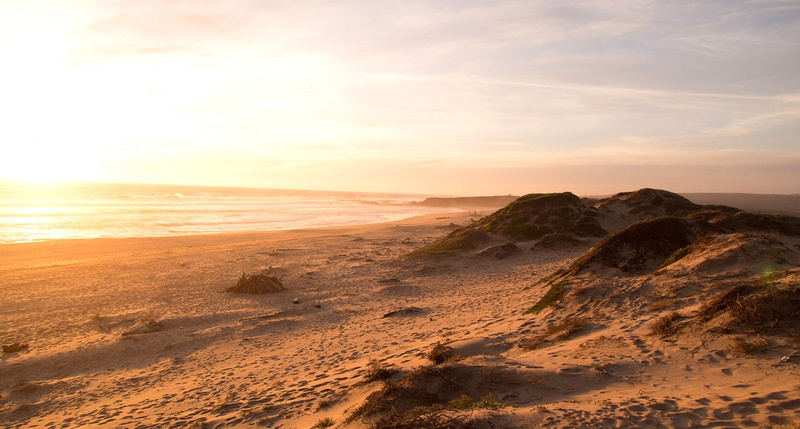 landscape, dunes, sand, sea, beach, soft, 720P