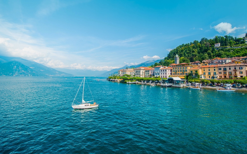 Boat, House, Vehicles, Lake Como, Lake, Architecture, Italy, 1080P