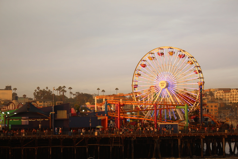 5K, geometric shape, illuminated, santa monica, amusement park, pacific park, outdoors, sky, park, arts culture and entertainment, us, united states, circle