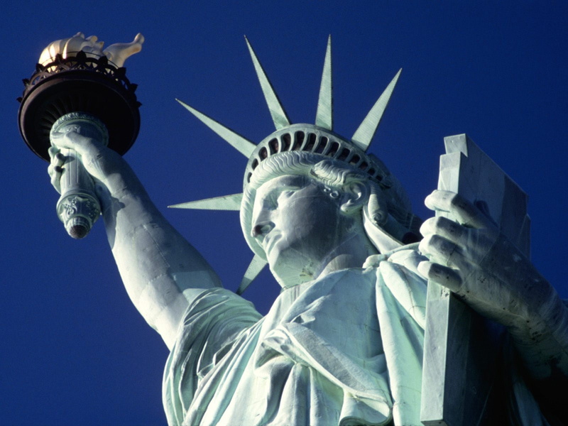 york, new, statue, liberty, city, 720P