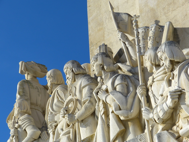 o, monument, religion, descobrimentos, monument of the discoveries, stone material, craft, day, belem, no people, padr, human representation, 4K, creativity