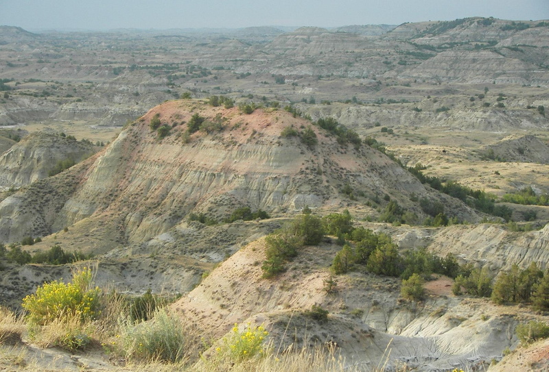 badlands, theodore, roosevelt, north dakota, 1080P, theodore roosevelt national park, grass, 3d and abstract, painted, national, green, canyon, park