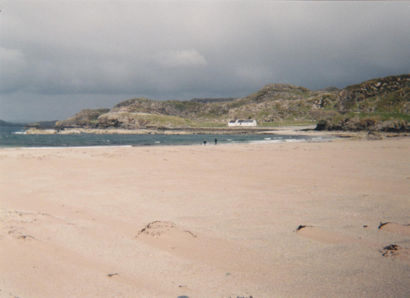 beach, house, 3d and abstract, 1080P, lochinver, crofthouse, clashnessie north-west coast, scotland, shore, sand