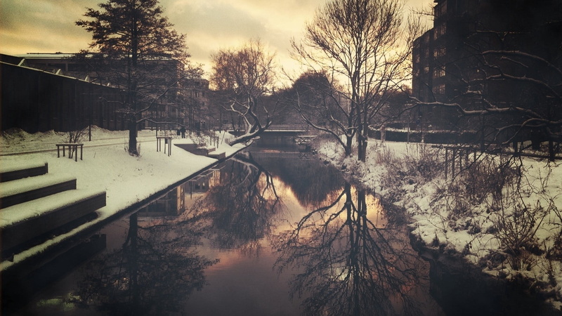 day, sunset, river, footpath, trees, old, no People, built structure, bridge - Man Made Structure, black, season, tranquility, urban, autumn, architecture