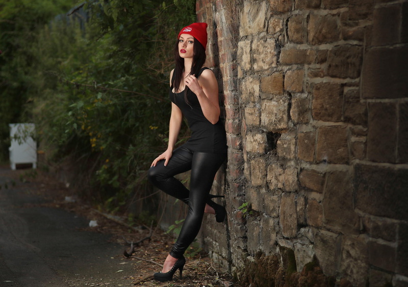 clothes, high, heels, black clothes, black, 1080P, high heels, women, hats