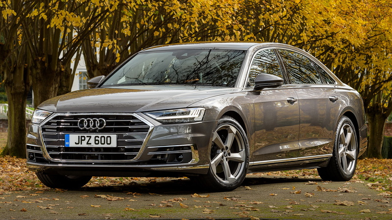 Sedan, Car, Full-Size Car, Audi, Audi A8 L, Luxury Car, Audi A8, Silver Car, 1080P