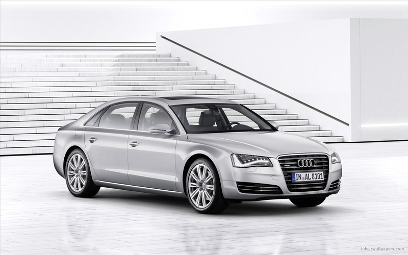 audi, 1080P, sedan, silver, l, cars, 2011