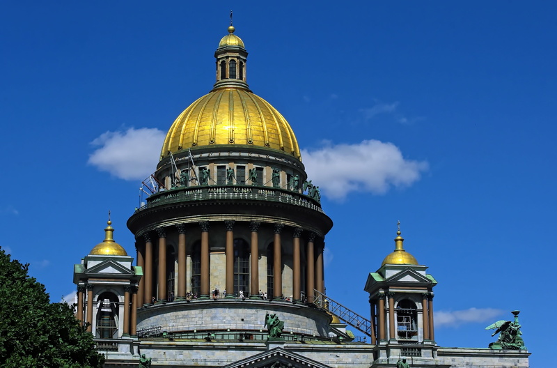 gold colored, religion, low angle view, st. Pauls Cathedral - London, Dome, no people, lantern, famous Place, cloud - sky, built Structure, travel, sky