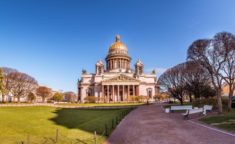 Saint Peterburg, concrete, history, city, building exterior, SPb, government, no people, architectural column, 1080P, plant, dome, travel destinations