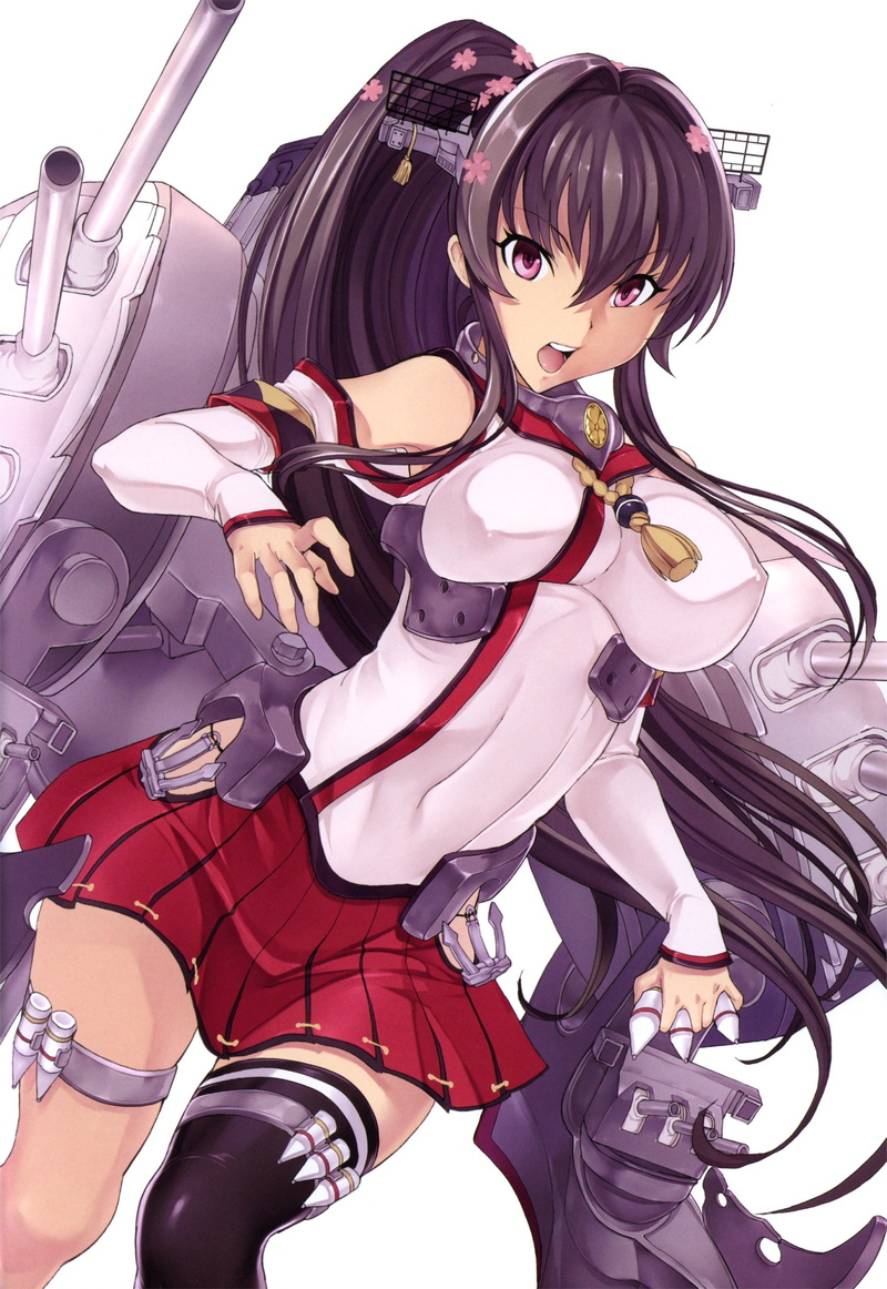 Skirt, thigh, Chinese Clothing, Tight Clothing, Kantai Collection, Yamato (KanColle), 2K, highs