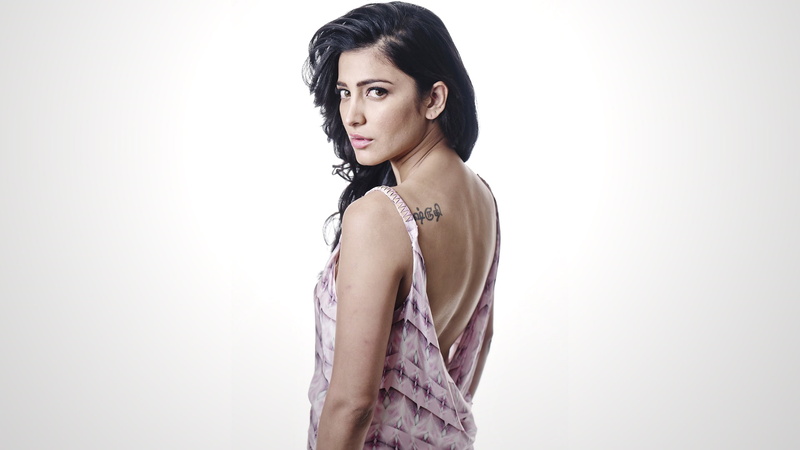 Backless, Tattoo, 1080P, HD, Shruti Hassan