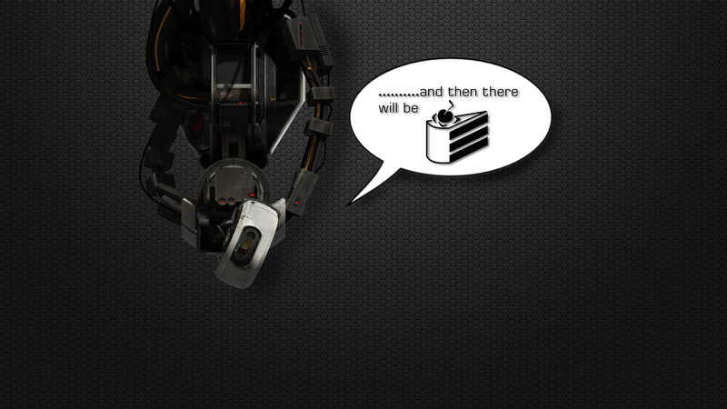 portal, video games, 1080P, glados, cake, machine, hd, robot