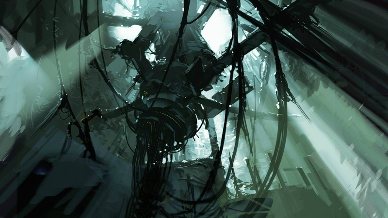 Aperture Laboratories, ruin, Portal 2, 1080P, Valve Corporation, concept art, artwork, GLaDOS, Portal (game), machine, science fiction, video games, futuristic